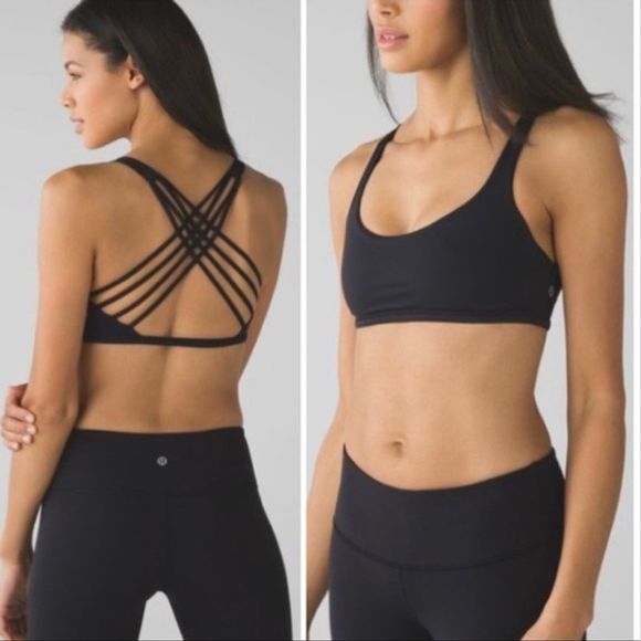 lululemon athletica Other - Lululemon Black Free To Be Wild Bra 4